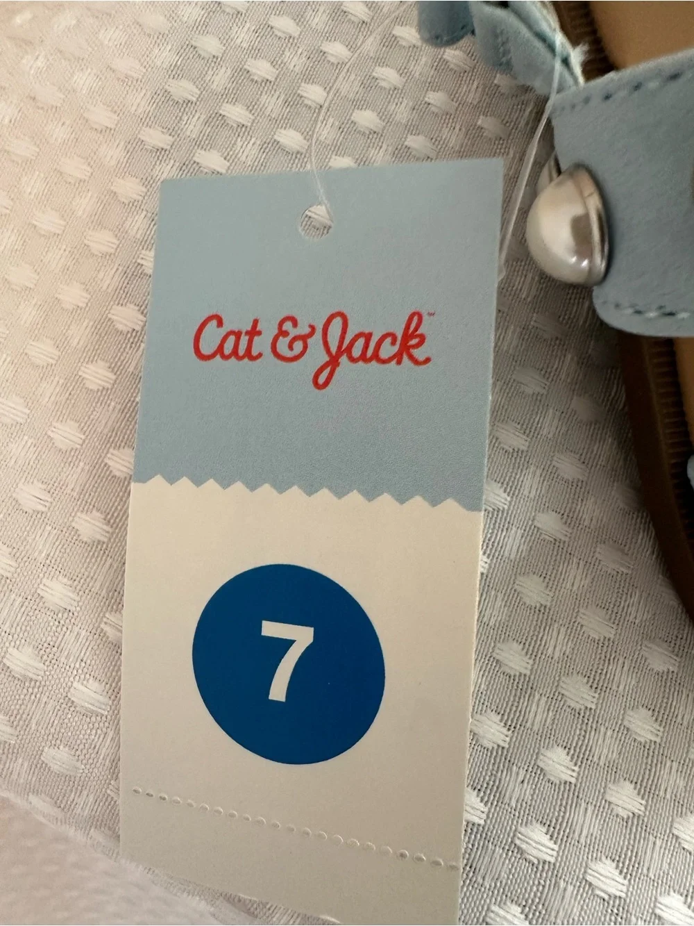 Cat & Jack Light Blue Pearl-Stud Sandals NEW Toddler Size 7